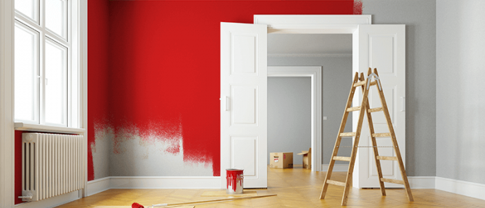 painting a room apartment
